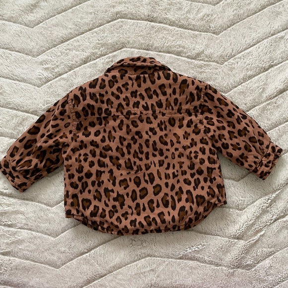 KIDS: babyGap Leopard Shirt Jacket - Picture 6 of 8